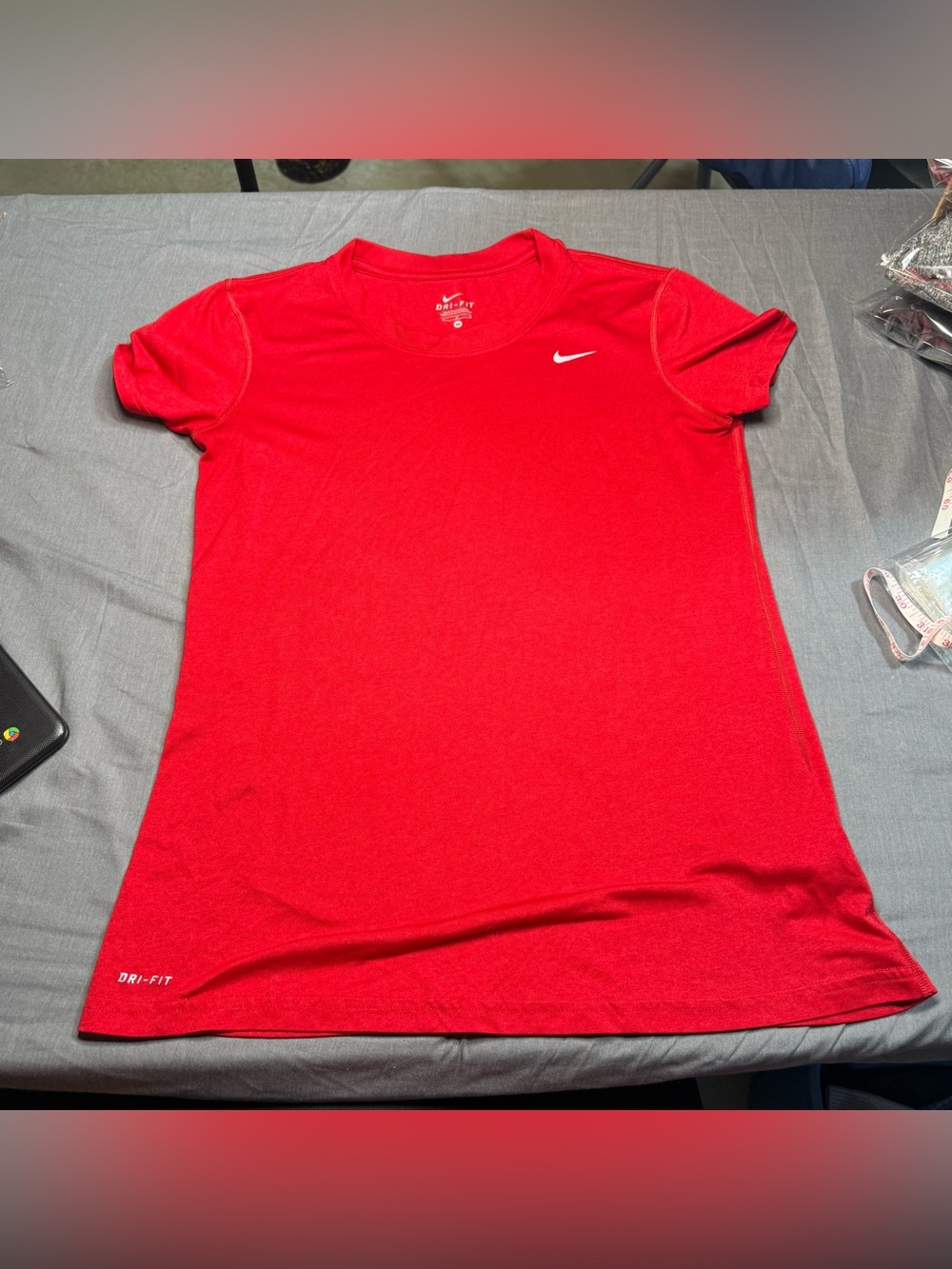 Nike Red Dri-FIT Short Sleeve Performance Tee